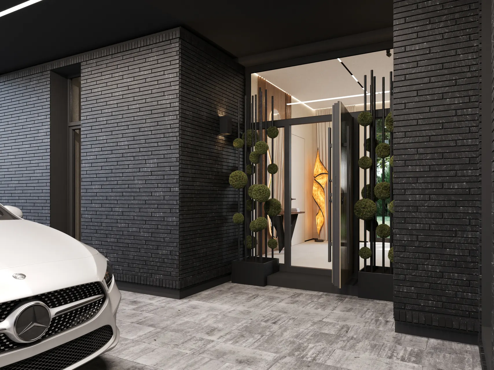 Резиденция Е в КП Pisateli Forest — архитектура и фасады