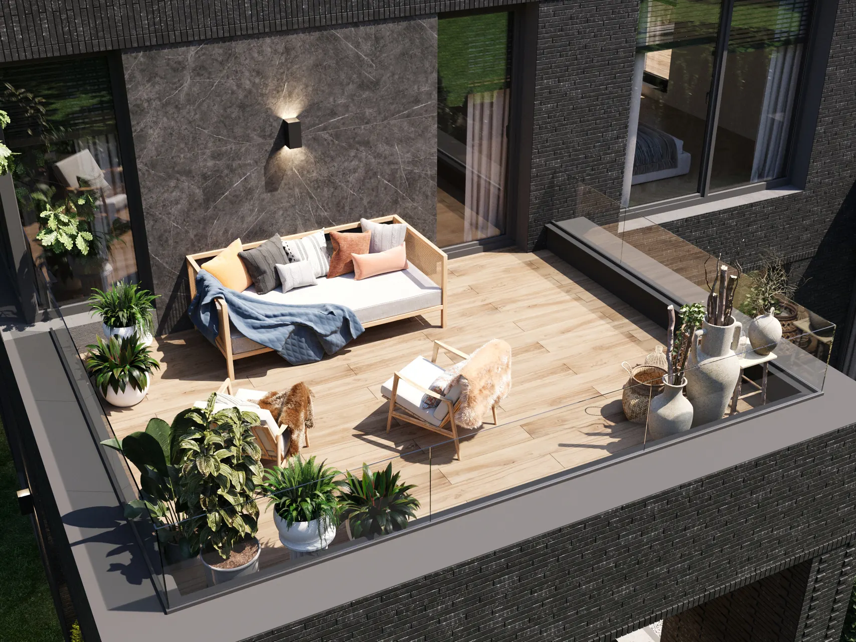 Резиденция И в КП Pisateli Forest — архитектура и фасады, фото 4